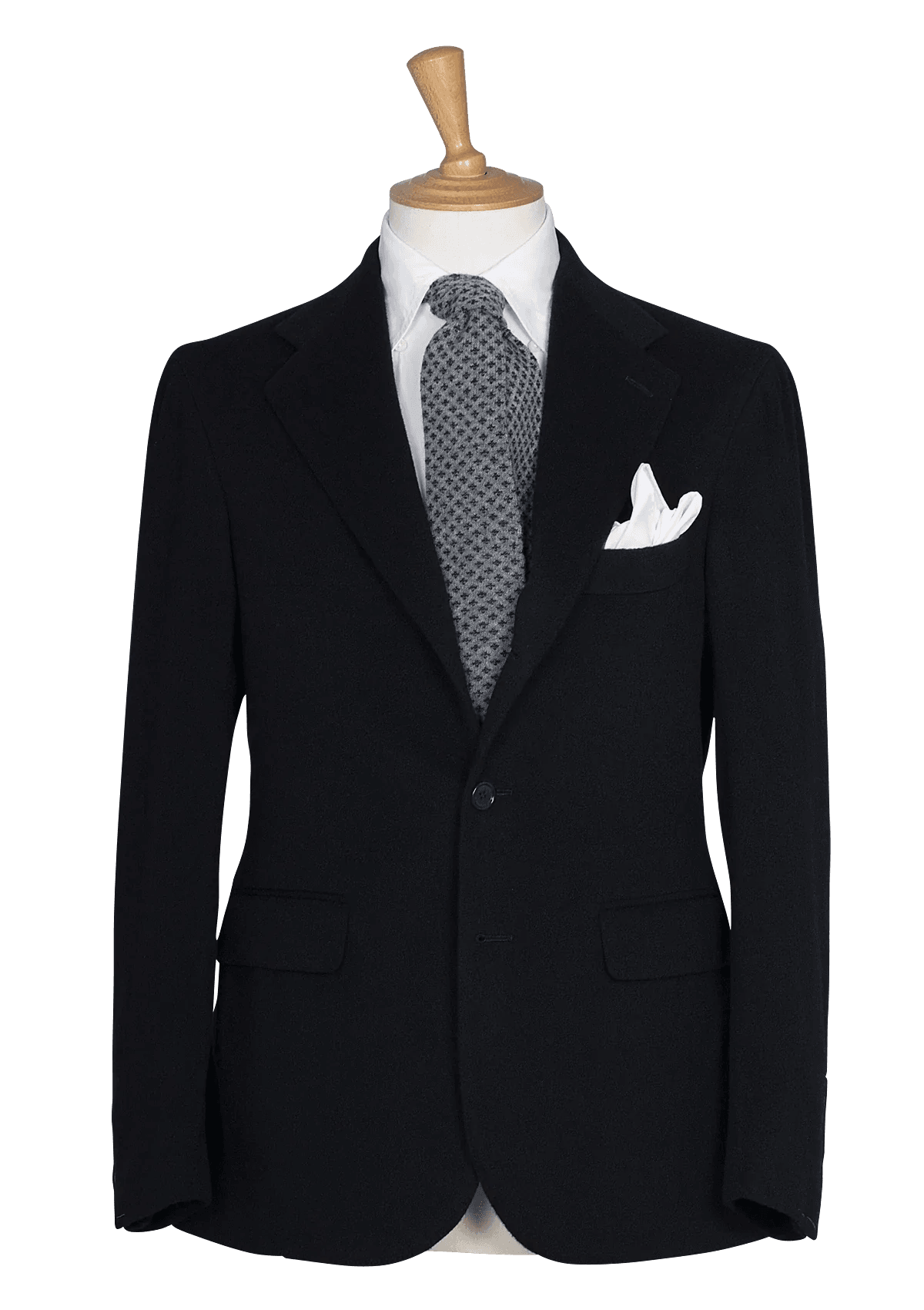 Wool Mohair Stretch Suit Pant Airforce Blue - Calibre Menswear