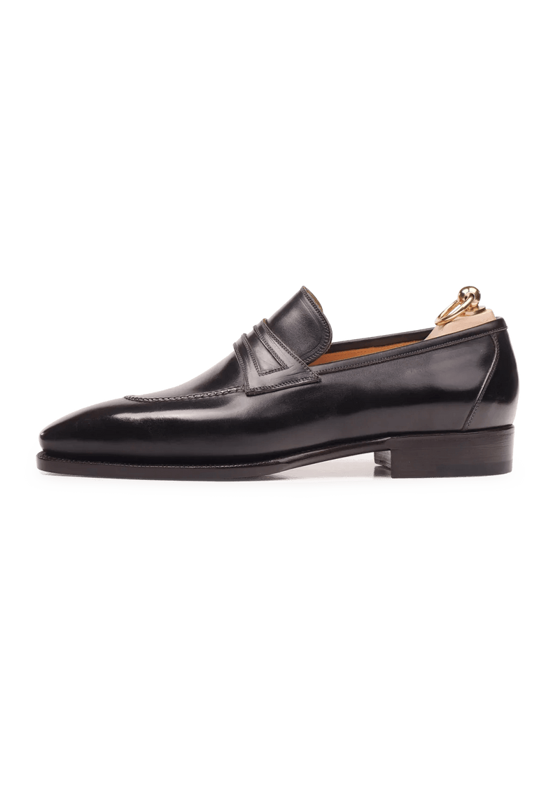 Midnight Green Penny Loafers