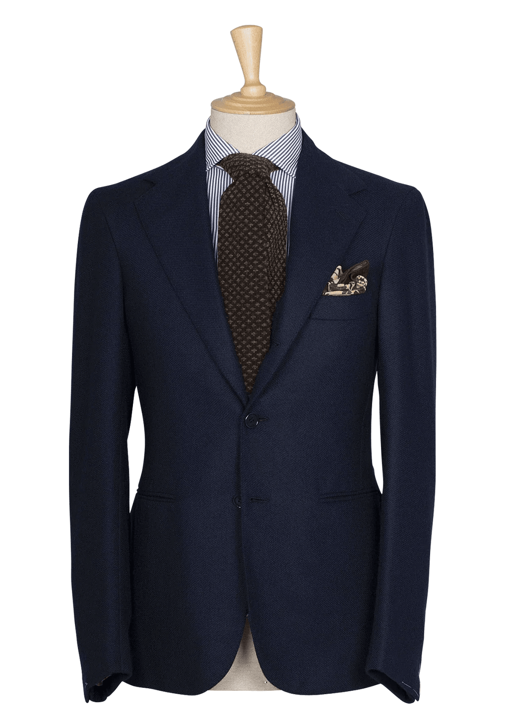 Navy blue Men's Blazer in English wool 100% – Stefano Bemer