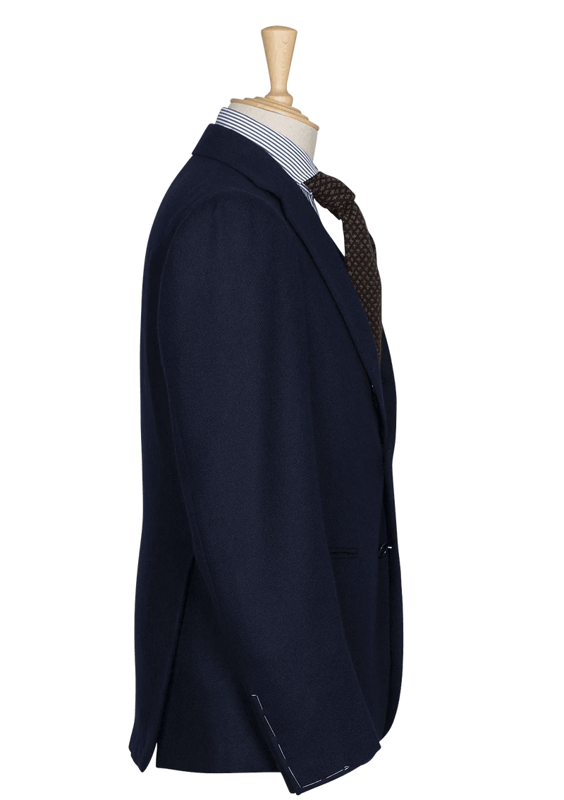 wool Stefano blue – Men\'s Bemer 100% English Blazer Navy in