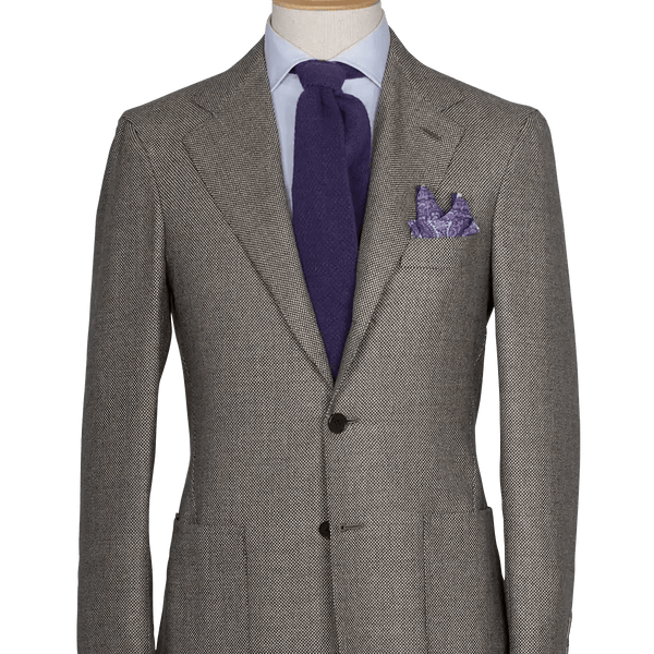 Taupe Unstructured Jacket | Stefano Bemer
